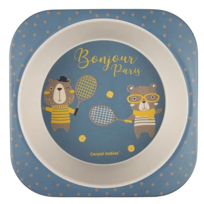 Canpol set za hranjenje 5/1 Bonjour Paris navy blue