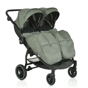 Moni blizanačka kolica TwinGo Mineral Green