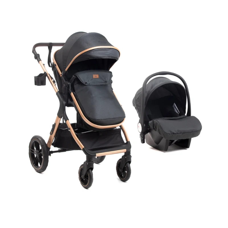 BBO kolica 2u1 Dory Black