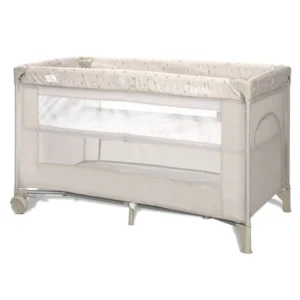 Lorelli prenosivi krevetac Carina 2 nivoa beige stars