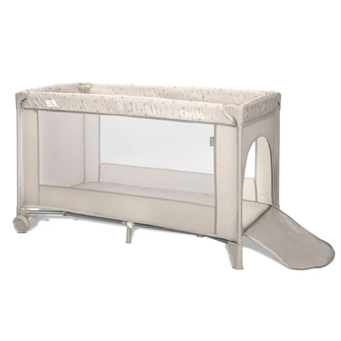 Lorelli prenosivi krevetac Carina 2 nivoa beige stars
