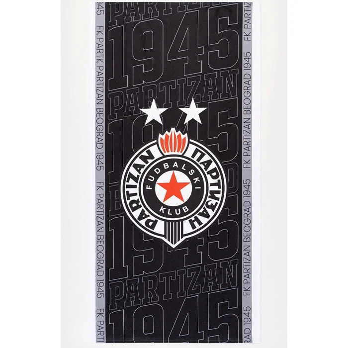 Stefan peškir plažni Partizan grb i patern