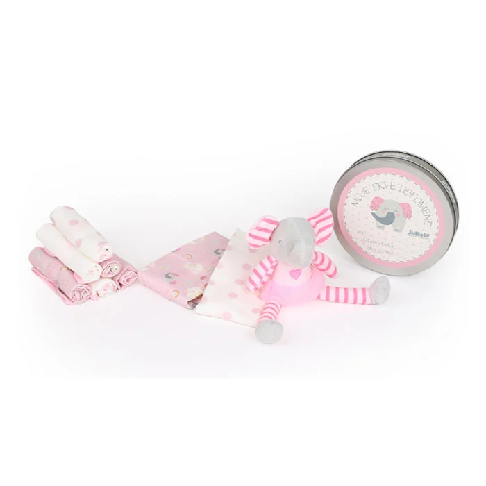 Jungle set prvi otisak roze slon - Image 2