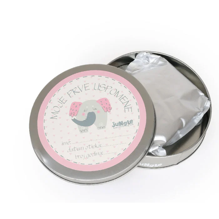 Jungle set prvi otisak roze slon - Image 4