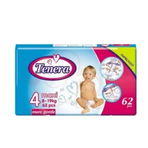 Tenera pelene 4 maxi 8-19kg 62pcs