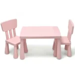 BBO Set dečiji sto i stolice Roze