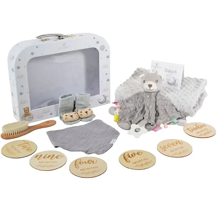 Cangaroo Poklon set za bebe 6u1 Bearli Grey1