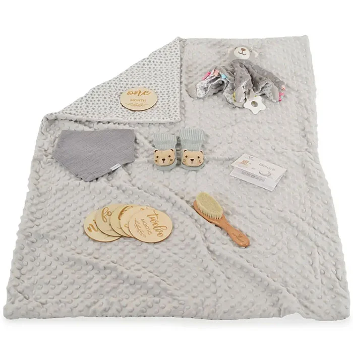 Cangaroo Poklon set za bebe 6u1 Bearli Grey2