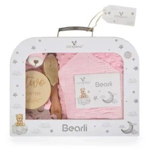 Cangaroo Poklon set za bebe 6u1 Bearli Pink