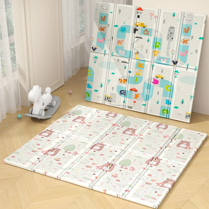 Baby Line sklopiva podloga Traffic Letter+Bear 180x200x1cm