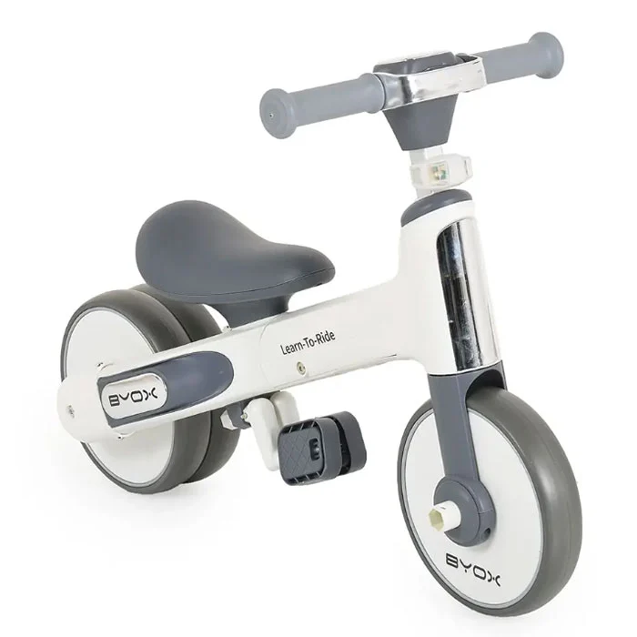 Byox Balance Bike Learn to Ride 2u1 White