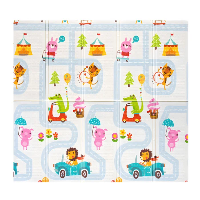Nou Nou podloga za igru od pene Playful Friends 150x180 - Slika 3