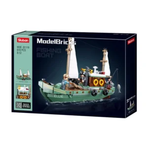 Sluban kocke brod za pecanje 610pcs