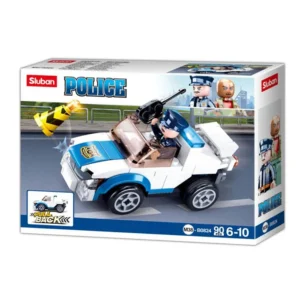 Sluban kocke policijsko vozilo 90pcs