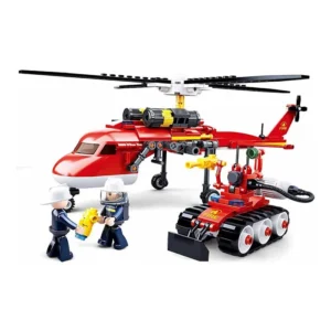 Sluban kocke vatrogasni helikopter 325pcs