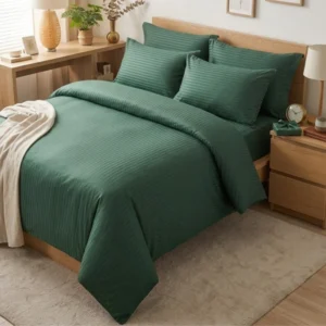 Cotex posteljina damast zelena