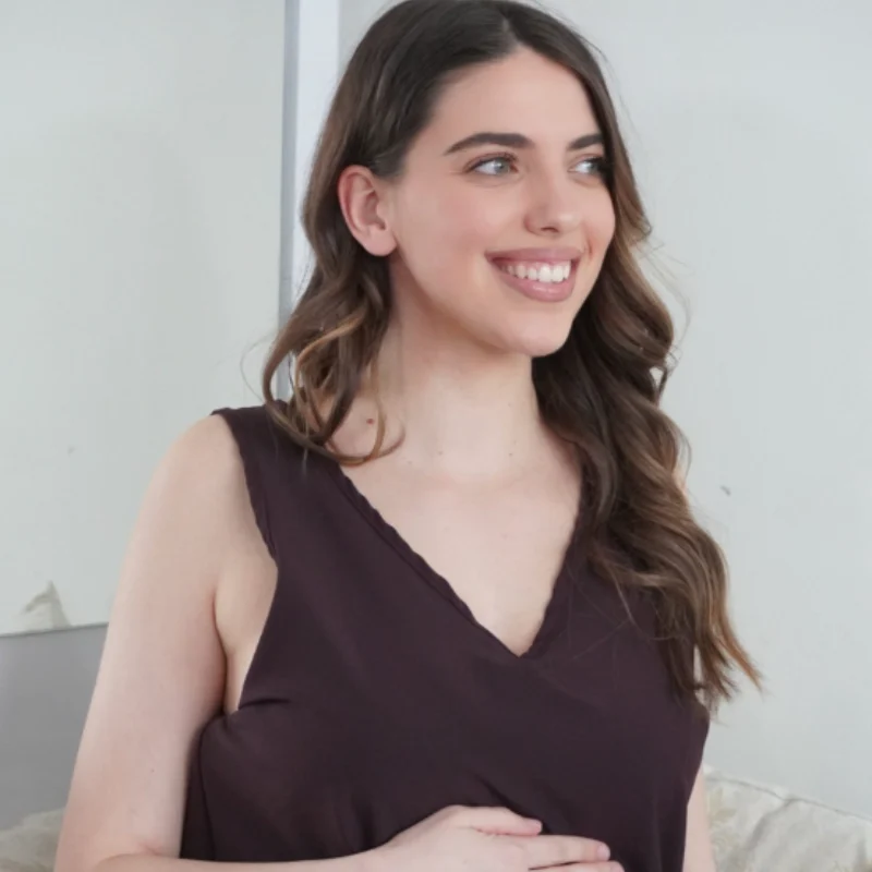 YoMama set za trudnoću i dojenje Celeste bordo - Slika 2