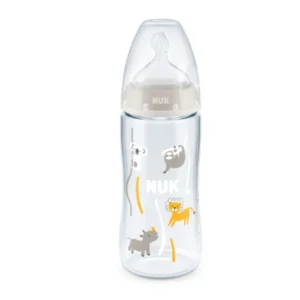 Nuk FC plastična flašica sa indikatorom temperature Flow control 6-18m 741088