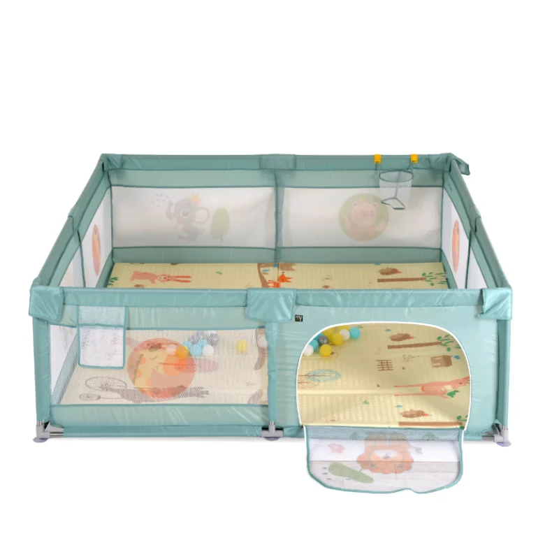 Moni ogradica Game Zone 150x200cm Mint - Slika 4